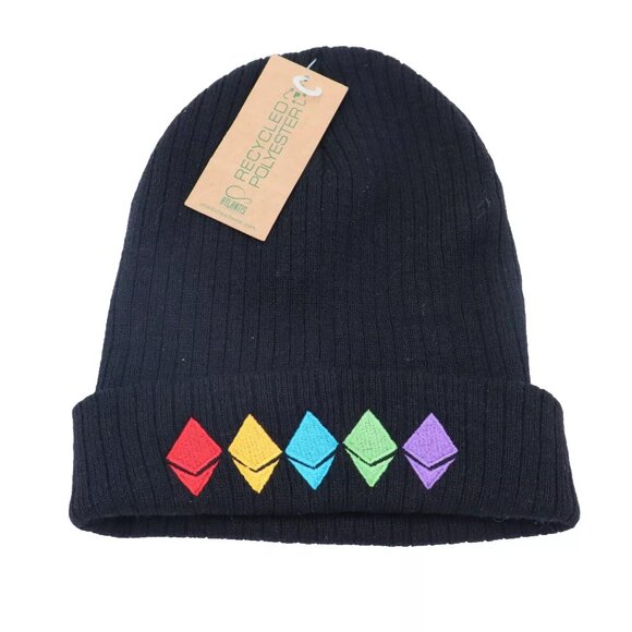 Atlantis Headwear Beanie Rio One Size Fits All Black New‎ With Tags - Picture 1 of 3